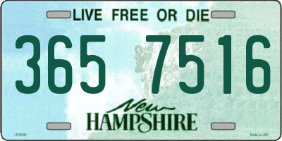 NH license plate 3657516