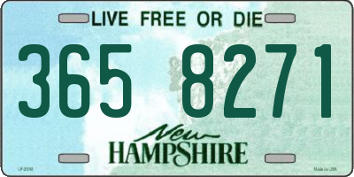 NH license plate 3658271