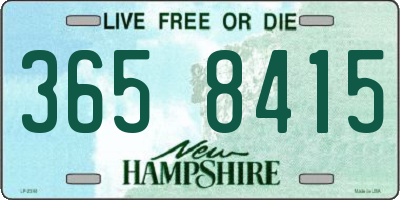 NH license plate 3658415