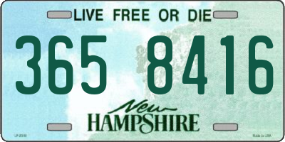 NH license plate 3658416