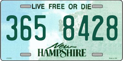 NH license plate 3658428