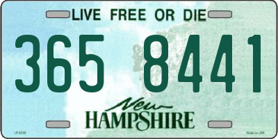 NH license plate 3658441