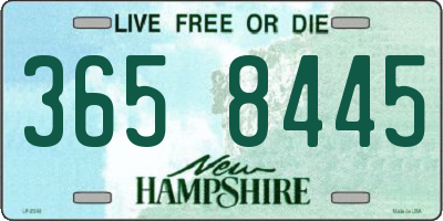 NH license plate 3658445