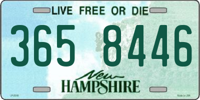 NH license plate 3658446
