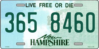NH license plate 3658460