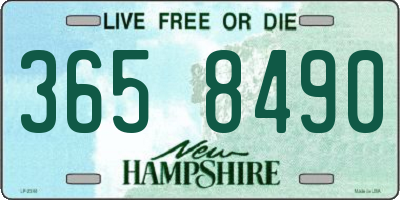 NH license plate 3658490