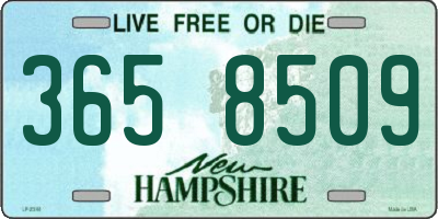 NH license plate 3658509