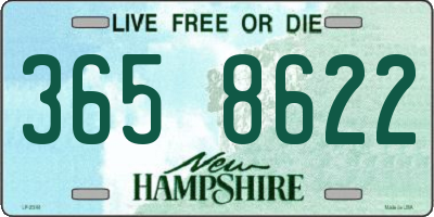 NH license plate 3658622