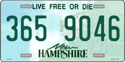 NH license plate 3659046