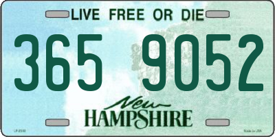 NH license plate 3659052