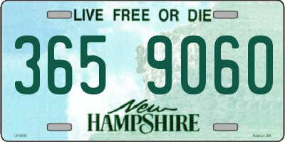 NH license plate 3659060