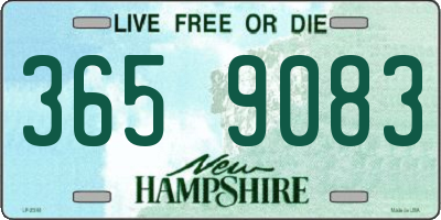 NH license plate 3659083