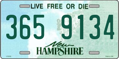 NH license plate 3659134