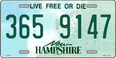 NH license plate 3659147