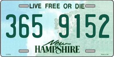 NH license plate 3659152