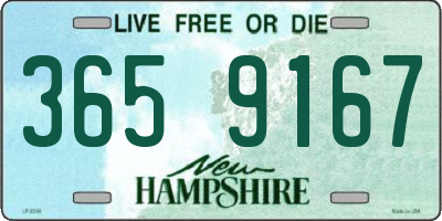 NH license plate 3659167