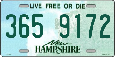 NH license plate 3659172