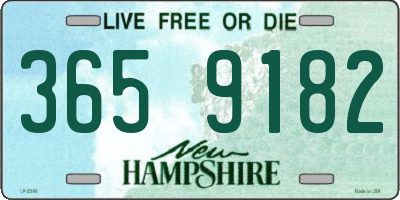 NH license plate 3659182