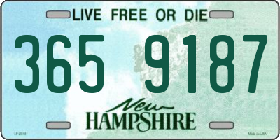 NH license plate 3659187