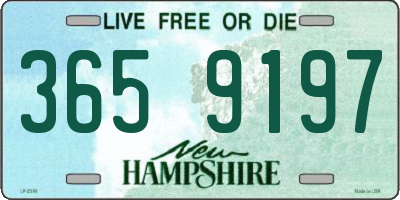 NH license plate 3659197