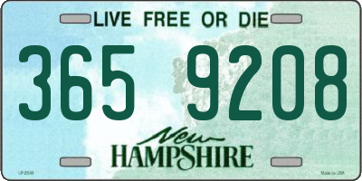 NH license plate 3659208
