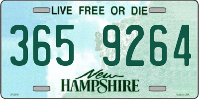 NH license plate 3659264