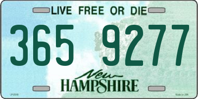NH license plate 3659277