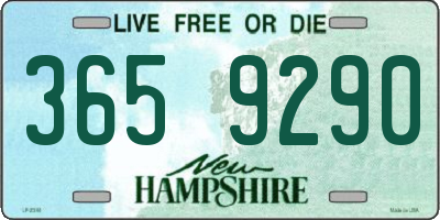 NH license plate 3659290