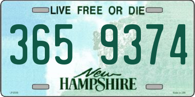 NH license plate 3659374