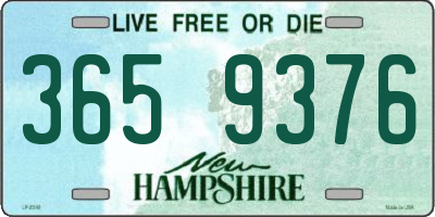 NH license plate 3659376