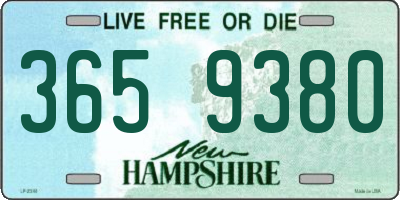 NH license plate 3659380