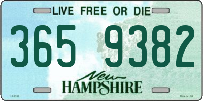 NH license plate 3659382