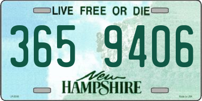 NH license plate 3659406