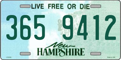 NH license plate 3659412
