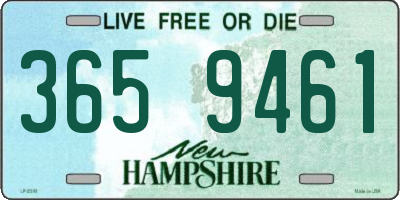 NH license plate 3659461