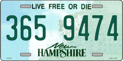 NH license plate 3659474