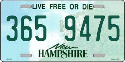 NH license plate 3659475