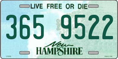 NH license plate 3659522