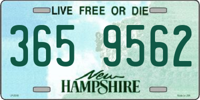 NH license plate 3659562