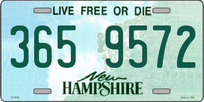 NH license plate 3659572