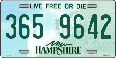 NH license plate 3659642