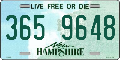 NH license plate 3659648