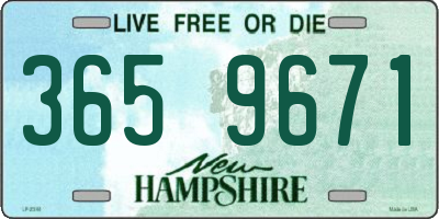 NH license plate 3659671