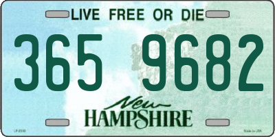 NH license plate 3659682