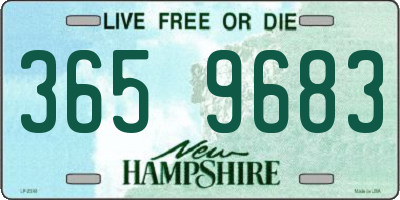 NH license plate 3659683
