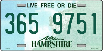 NH license plate 3659751