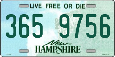 NH license plate 3659756
