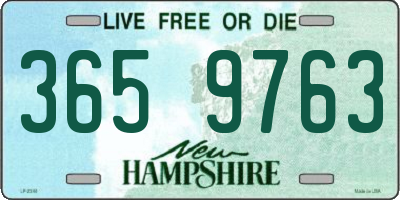 NH license plate 3659763