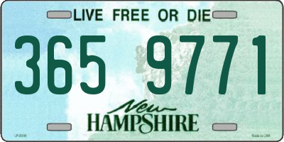 NH license plate 3659771