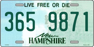 NH license plate 3659871